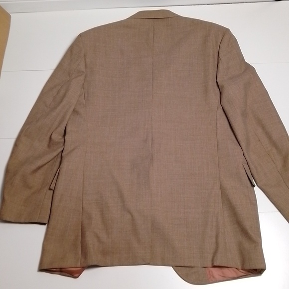 Wool polyester mens 3 piece suit with ties. Light brown size medium Prom wedding - Picture 4 of 13